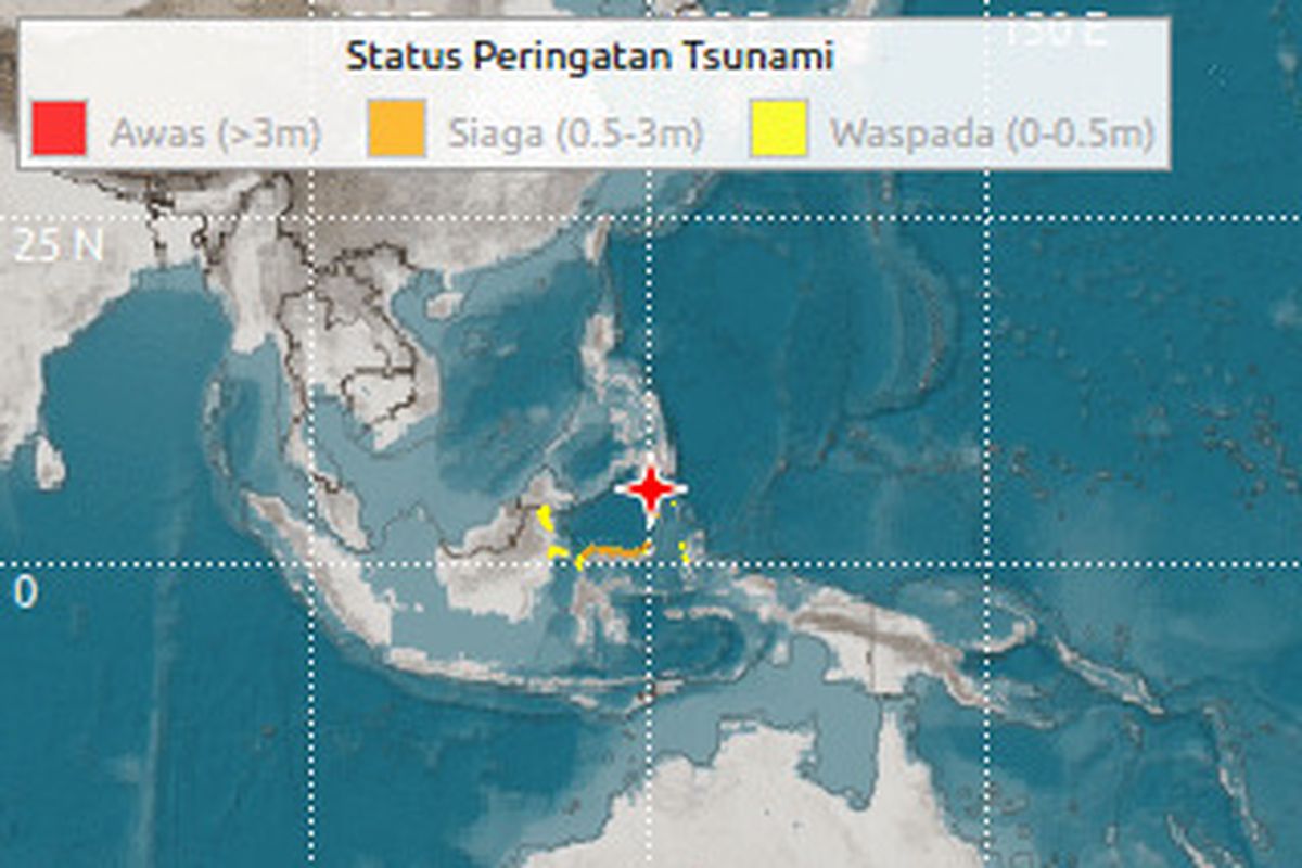 Gempa M 7,7 Guncang Mindanao, Waspada Ancaman Tsunami Mengintai Indonesia